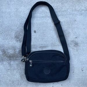 Source Unknown Black Compact Messenger Crossbody